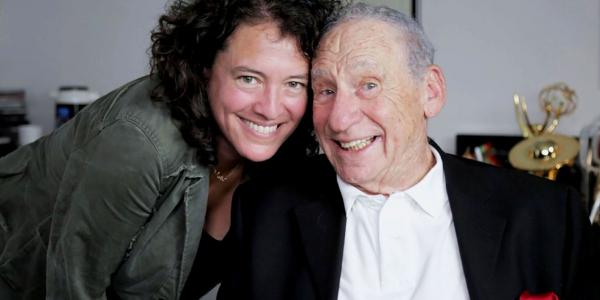 Ferne Pearlstein & Mel Brooks photo courtesy of PBS