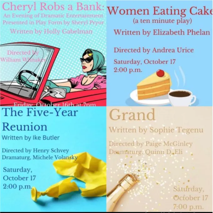 A.E. Hotchner Playwriting Festival, Instagram graphics