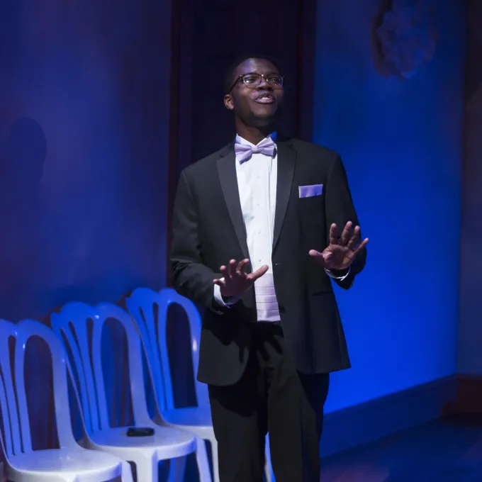 2020 graduating senior Dwayne McCowan